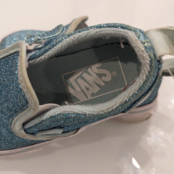 Vans sz 4.5 blue glitter - Picture 2 of 8